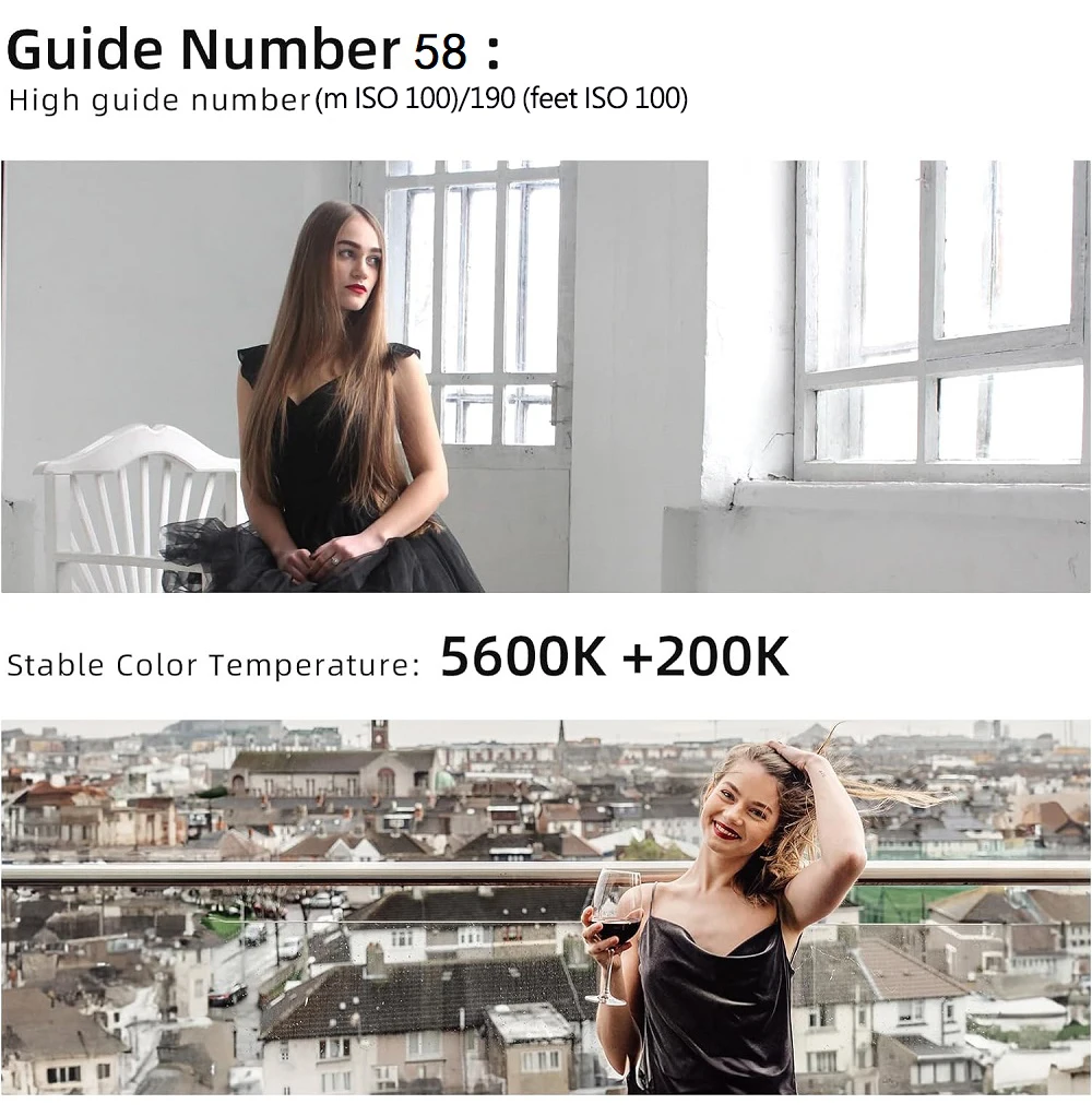 Фото Mcoplus FK580G 1/8000s HSS TTL вспышка Speedlite для Sony A7 A7II A7III A7RII A7RIII A7RIV A7S A7S II A7S III A7C A9 ZV-E10 ZV-1 №3