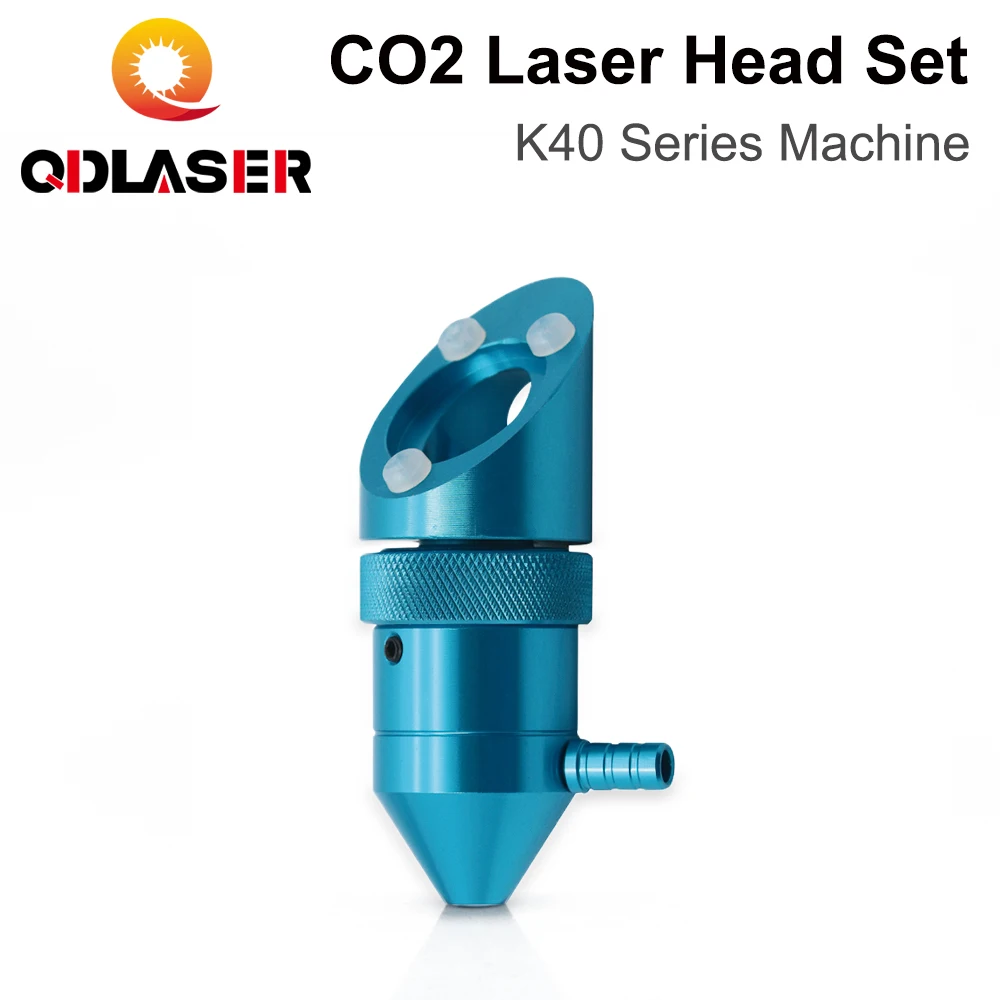 

QDLASER CO2 Laser Head for K40 Series Laser Engraving Cutiing Machine Lens Dia 15/18mm Focal Length 50.8mm Mirror 20mm
