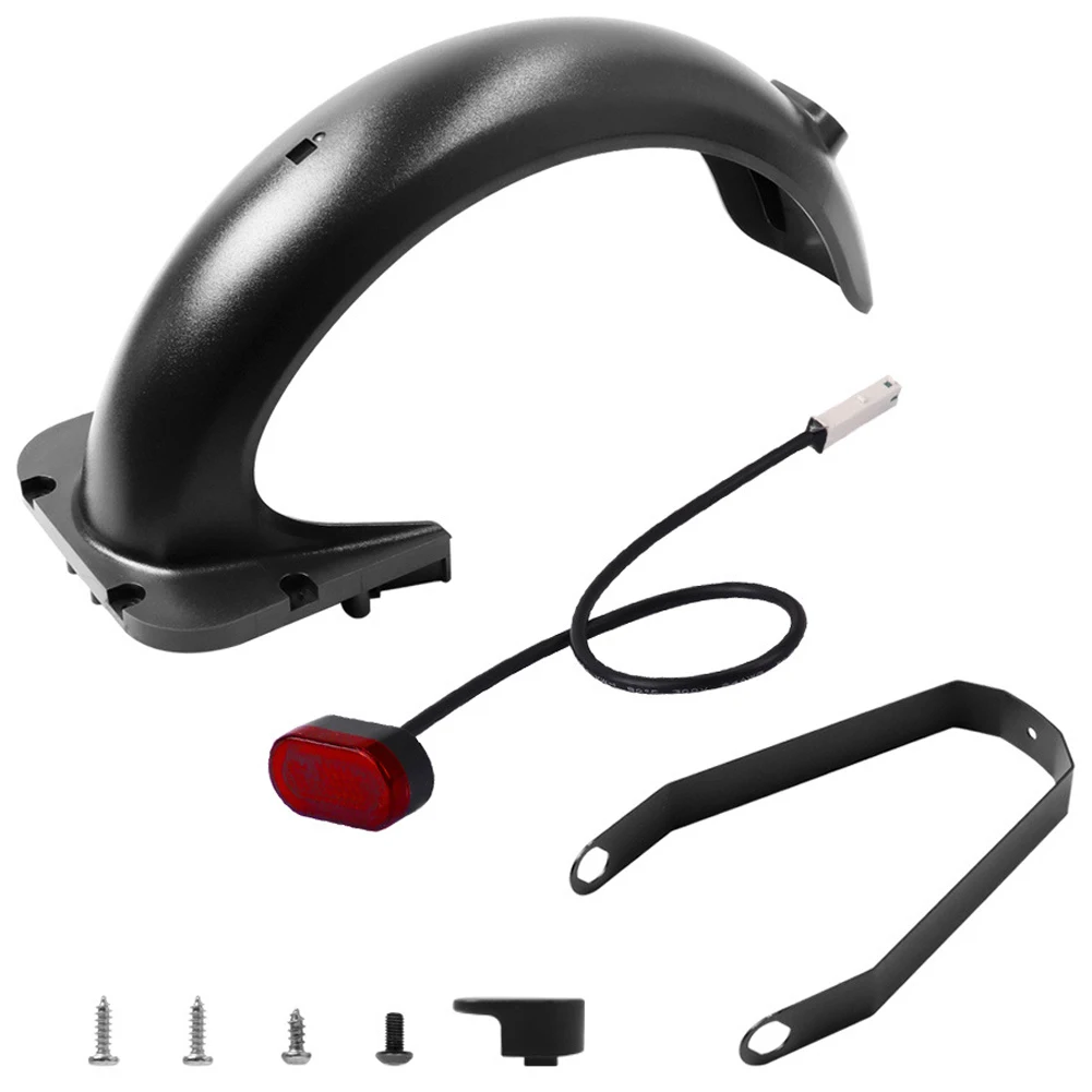 

Electric Scooter Rear Fender Mudguard Taillight Bracket Kit For Ninebot Max G30 Scooter Replacement Accessories Black