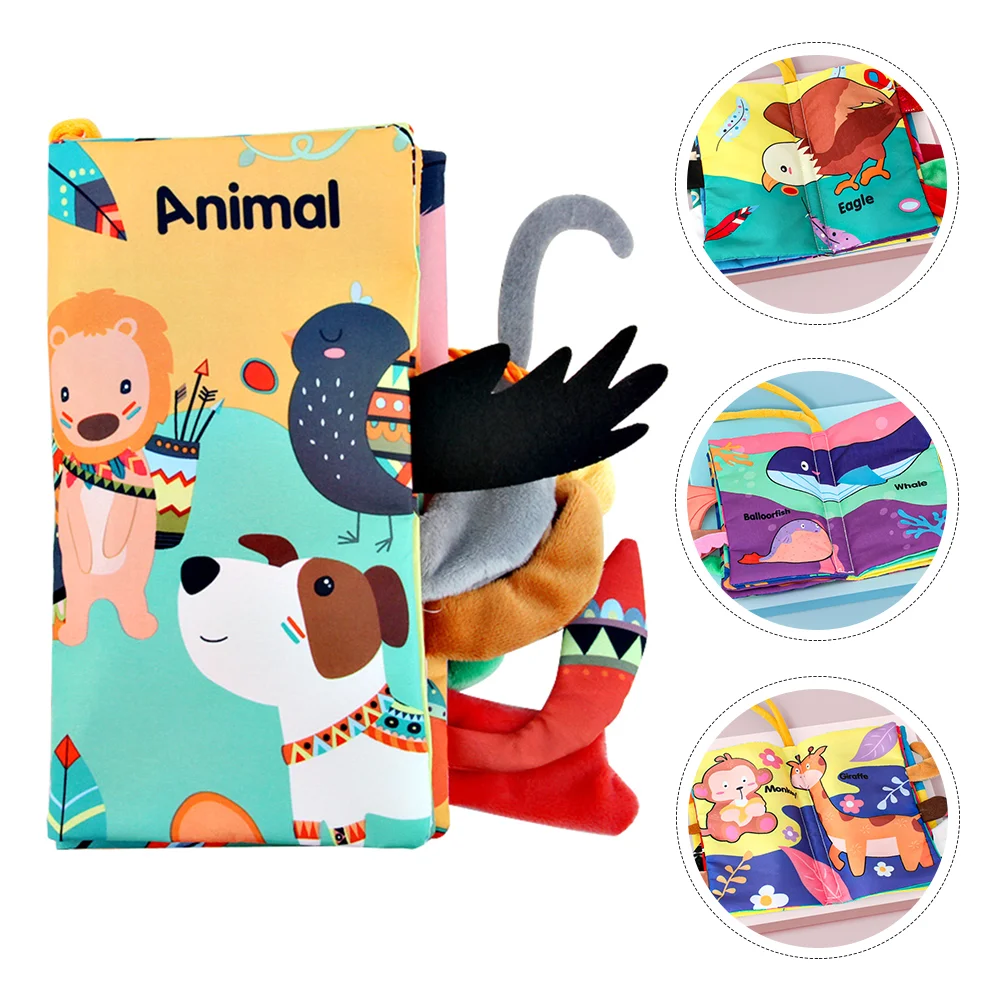 

Book Baby Cloth Books Crinkle Animalbabies Educational First Activity Plaything Toy Cognition Toys Kid Enlightenment Fabric