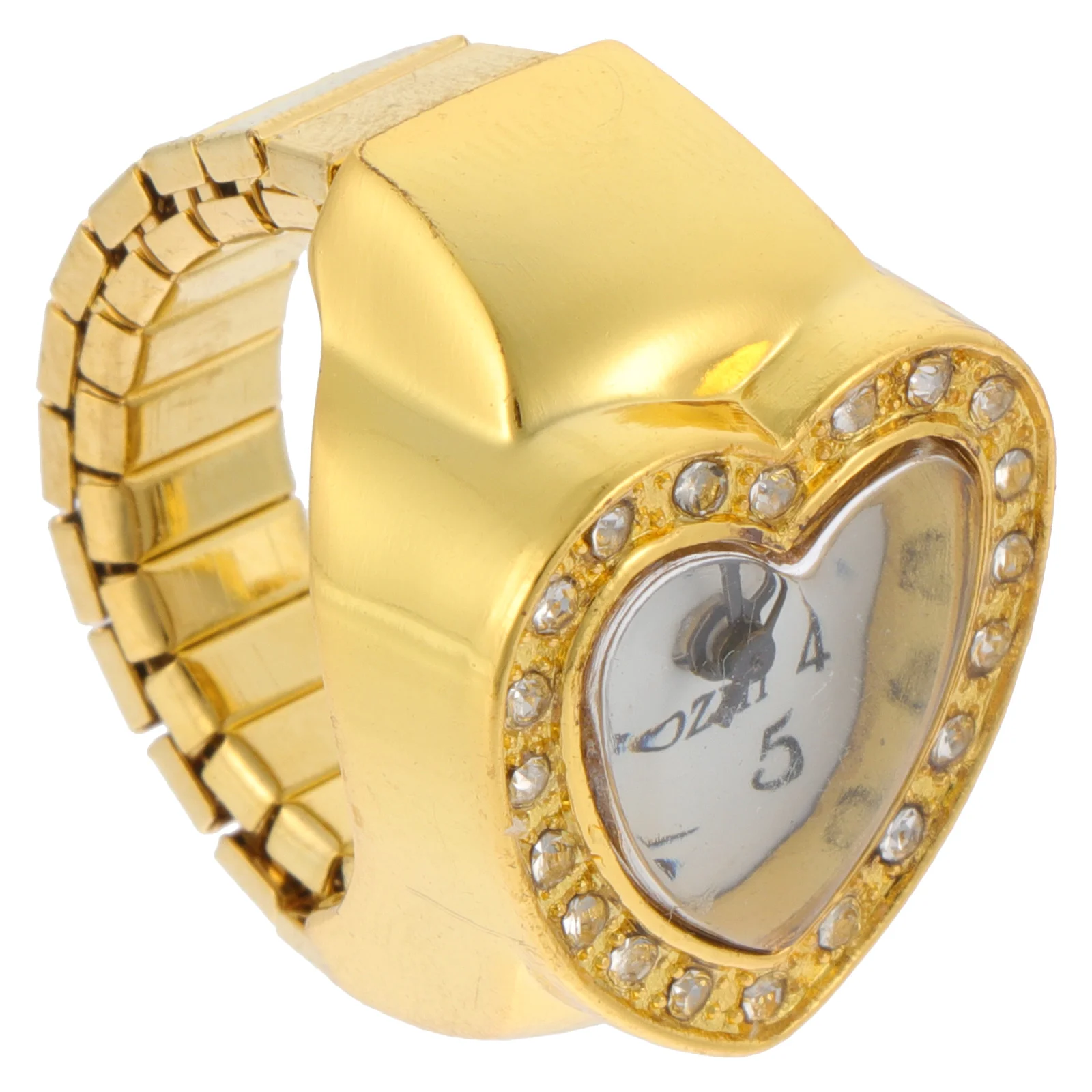 Женские часы на палец в форме сердца с кольцом женский подарок день Святого