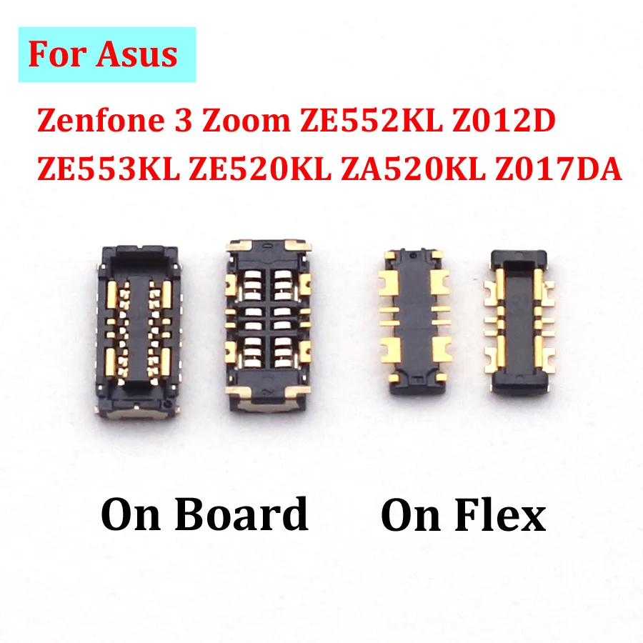 5 шт. зажим для держателя аккумулятора, внутренний разъем FPC для Asus Zenfone 3 Zoom ZE552KL Z012D ZE553KL ZE520KL ZA520KL Z017DA