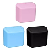 hanging car trash can vehicle garbage dust case storage box square pressing type trash can litter garbage bag auto interior