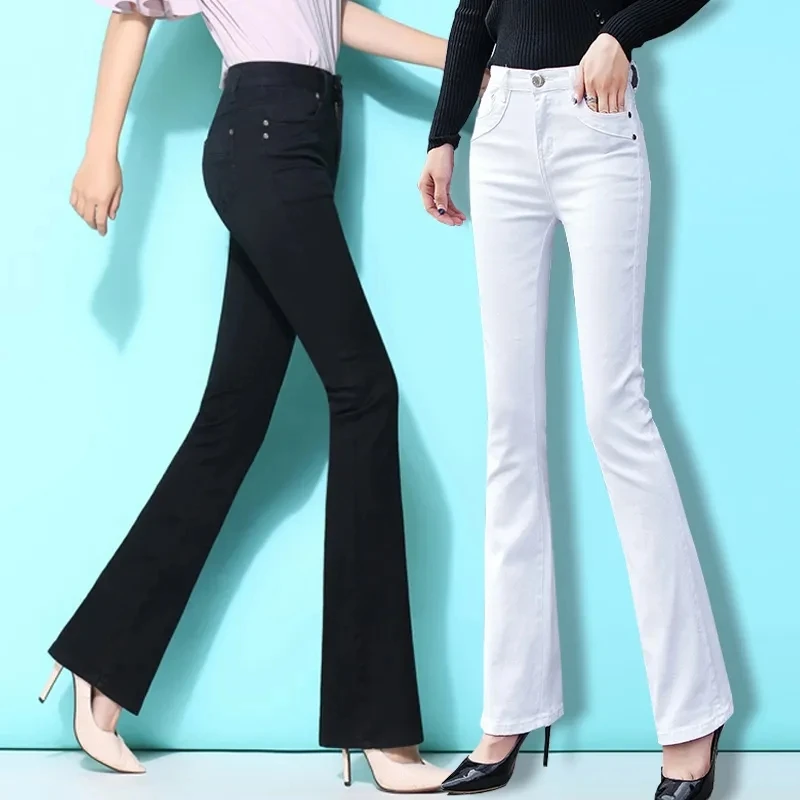 Брюки Стрейч Женские С Высокой Талией Купить