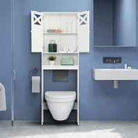 60 02 x 20 02 x 173 2cm double door fork toilet cabinet white bathroom toilet storage cabinet