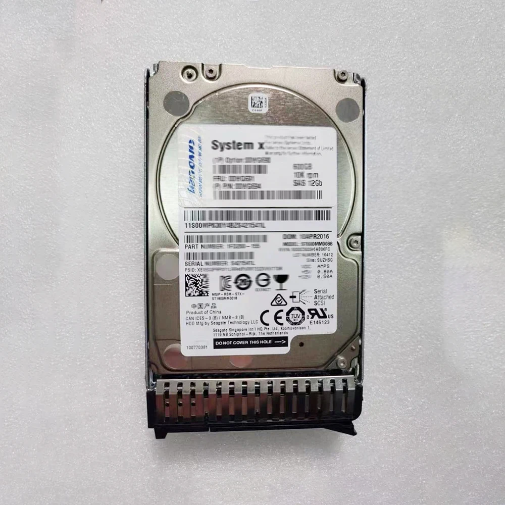 do dysku twardego IBM Server 600G 10K SAS 2 5" 12 ГБ 00WG690 00WG691