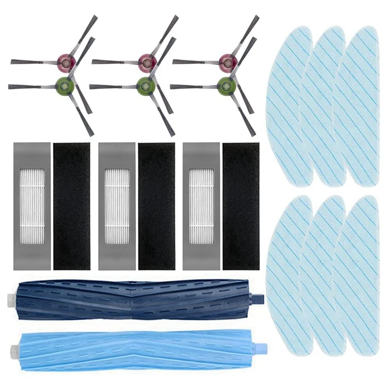 

Аксессуары аксессуары для пылесоса аксессуары основная боковая щетка фильтр Швабра Ткань Для Ecovacs Deebot T9 AIVI / T9 AIVI +