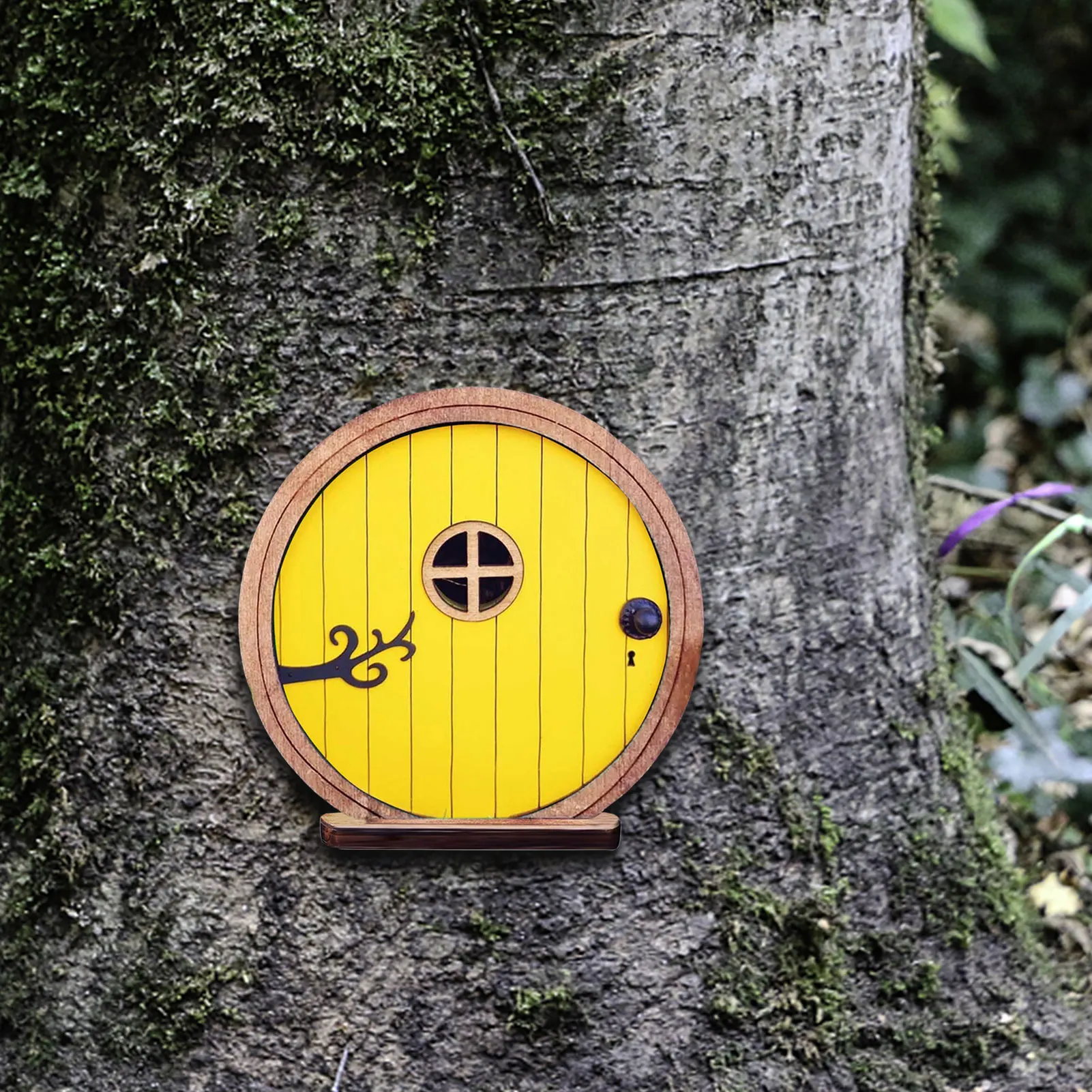 Сказочная садовая миниатюрная дверь сказочный гном окно и для деревьев