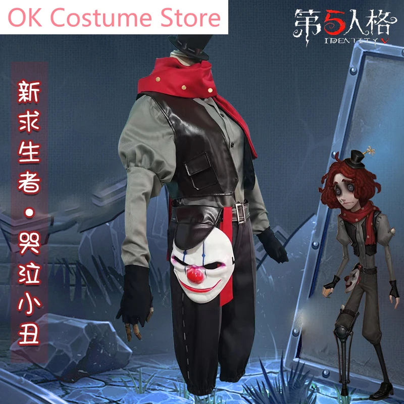 Аниме! Униформа для косплея клоуна Джокера