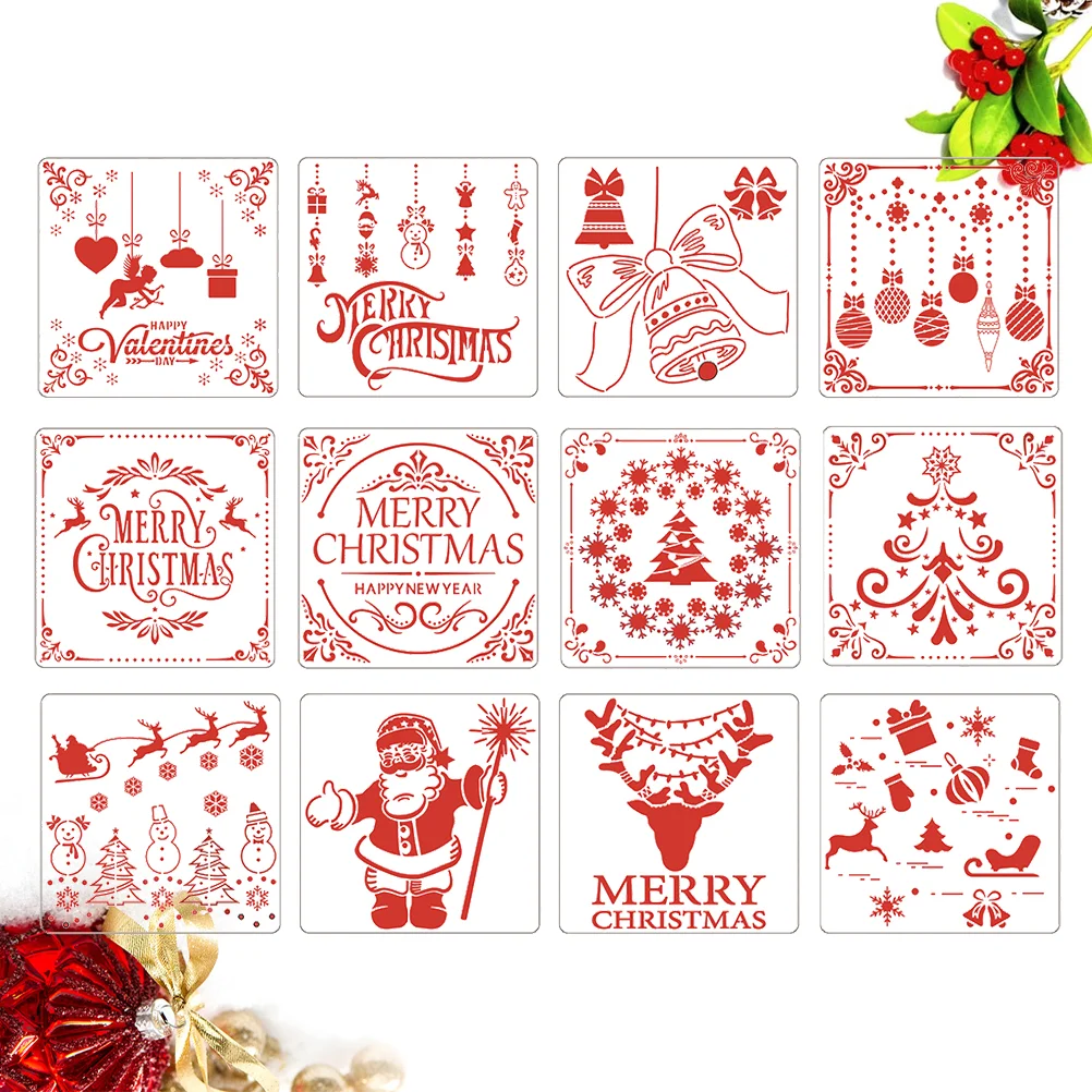 

Stencils Painting Drawing Christmas Stencil Wall Templatesainting Hollow Templatekids Tree