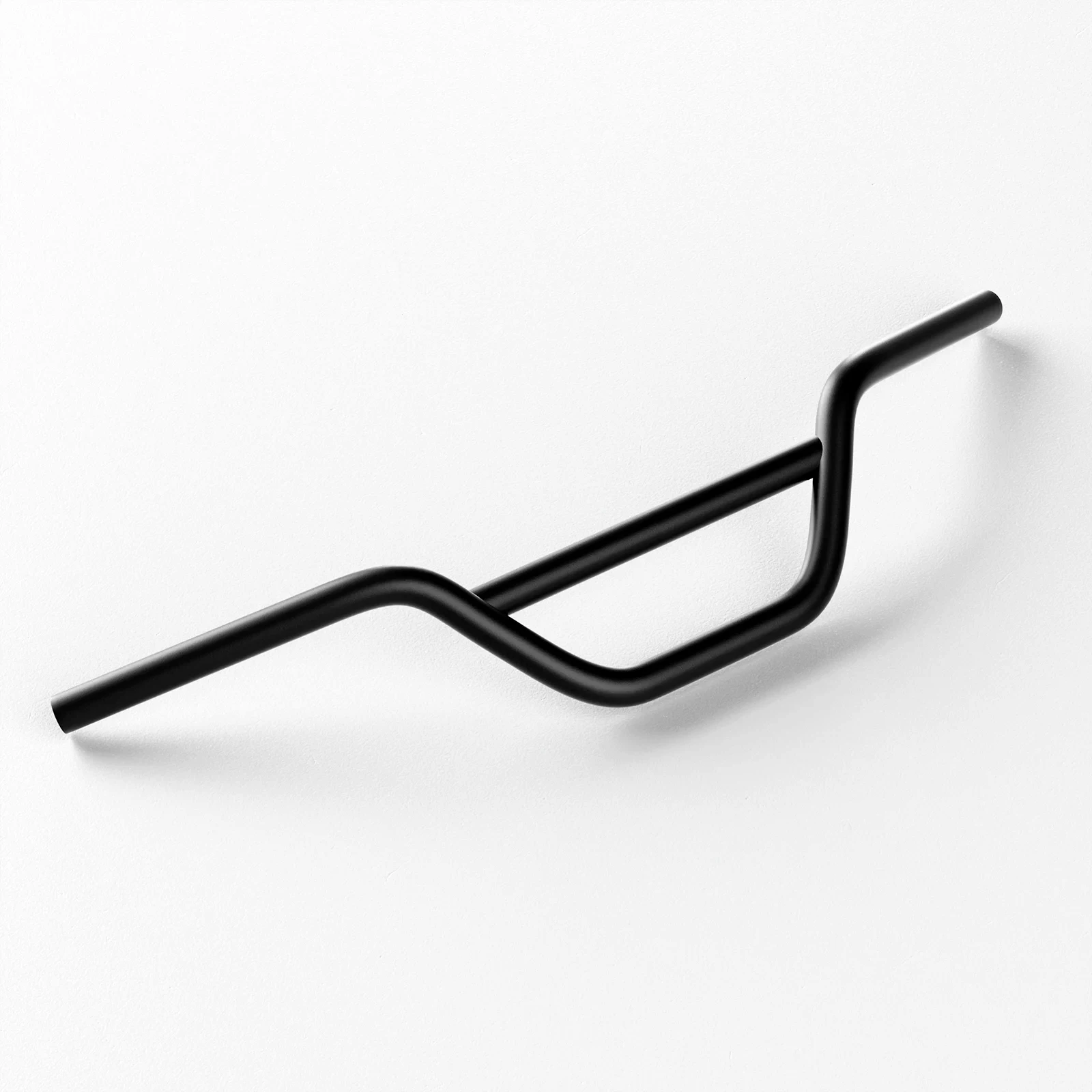 

Руль для велосипеда с низкой посадкой 7/8 дюйма, для руля из алюминиевого сплава Super73, руль в стиле ретро с летучей мышью 22,2 мм, для супер73, полностью черный