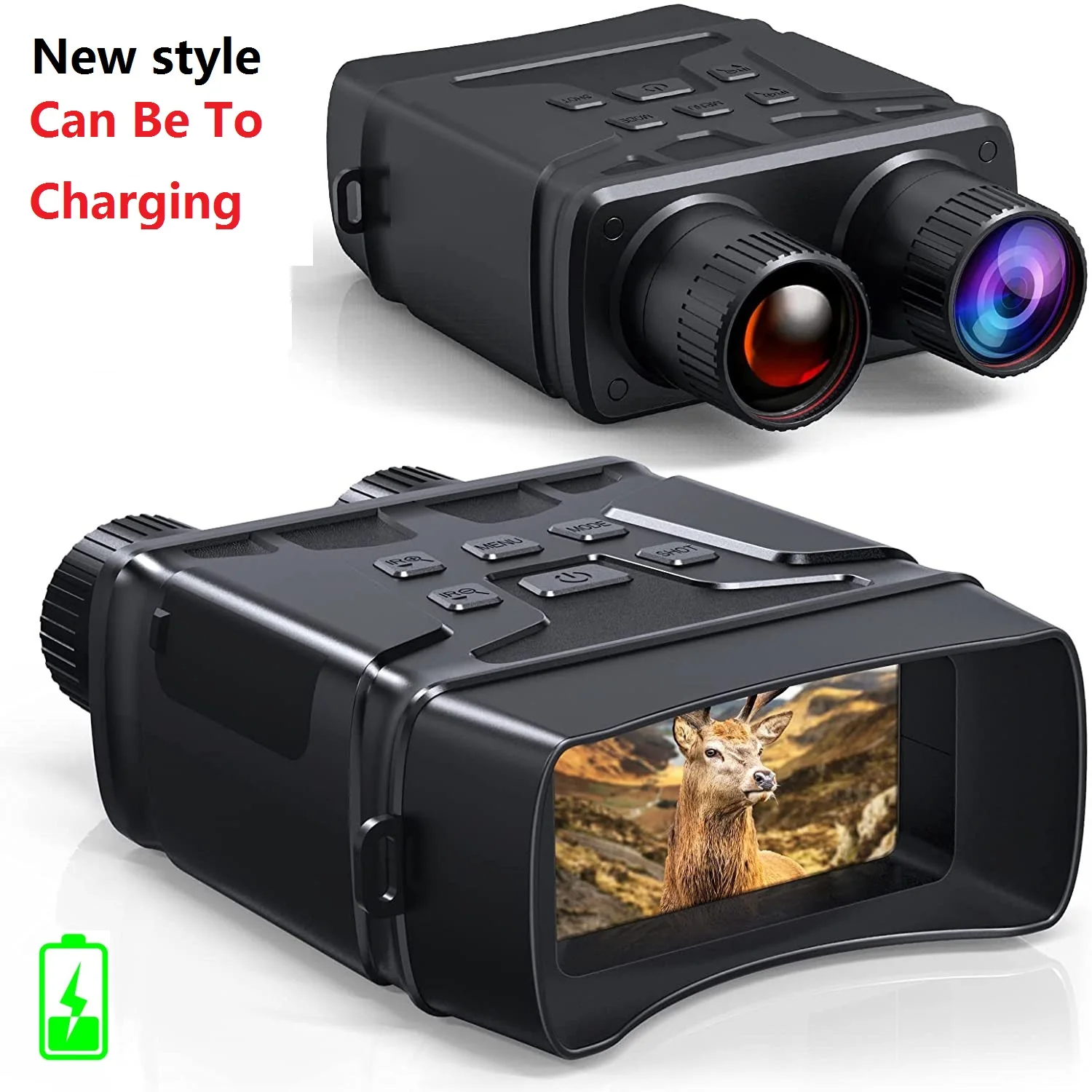 

Charging Binoculars Night Vision Device R6 850nm Infrared 1080P HD 5X Digital Zoom Hunt Telescope Outdoor Day Night Dual Use spy