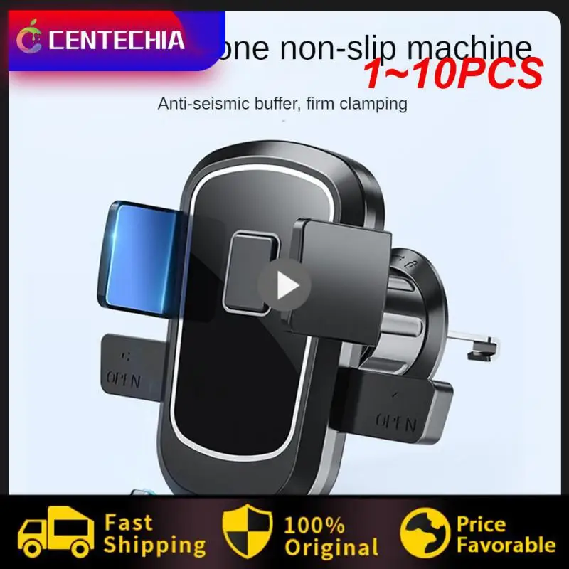 

1~10PCS Universal Car Air Outlet Phone Holder Clip Rotatable Mobile Phone Mount Bracket with Hook Multifunctional Anti-slip