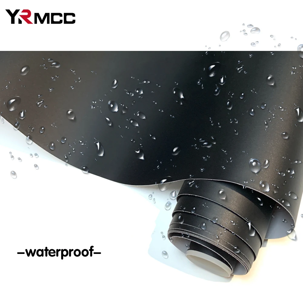 Автомобильные наклейки матовый черный цвет тела изменяемая фотопленка