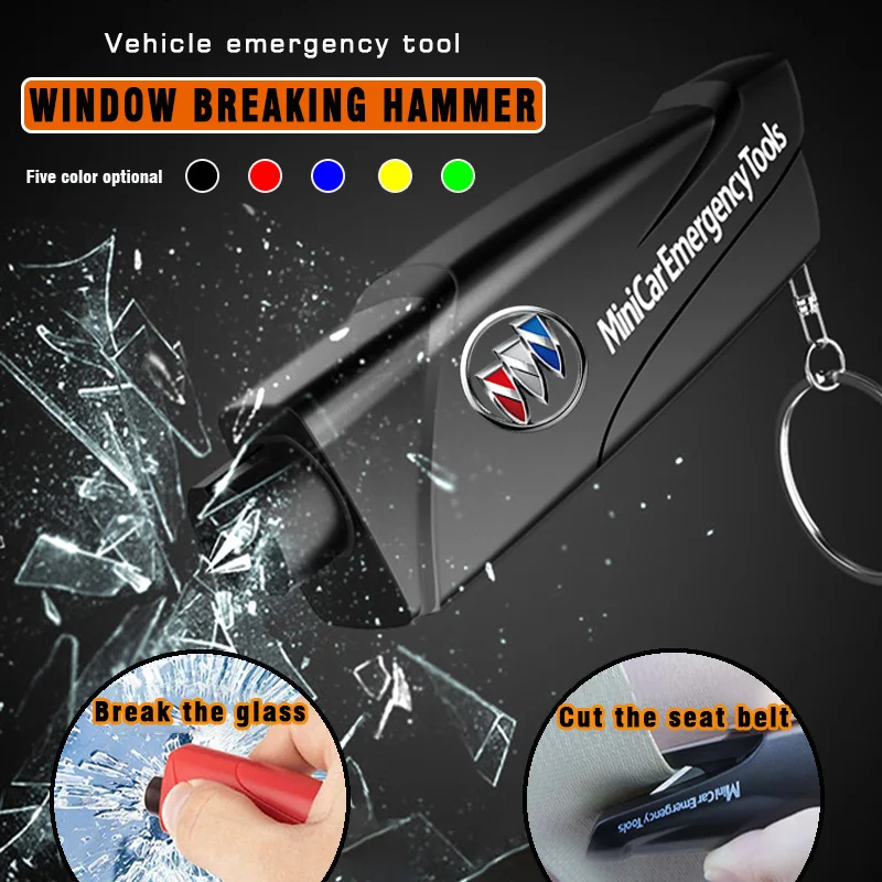 

Multifunction Mini Car Window Breaker Seat Belt Cutter for Buick Lacrosse 2010 Encore Regal Enclave Verano Envision Accessories