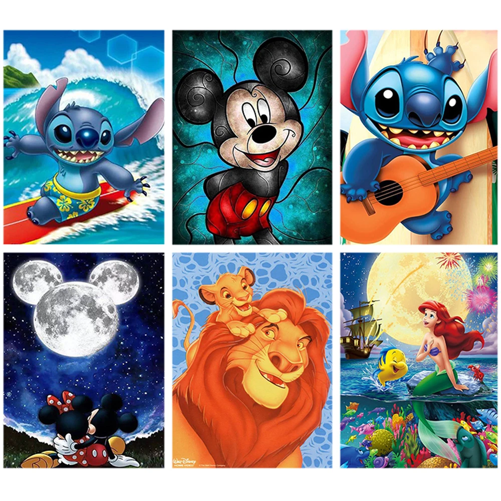 

Алмазная 5D картина «сделай сам» из мультфильма «Принцесса Микки»