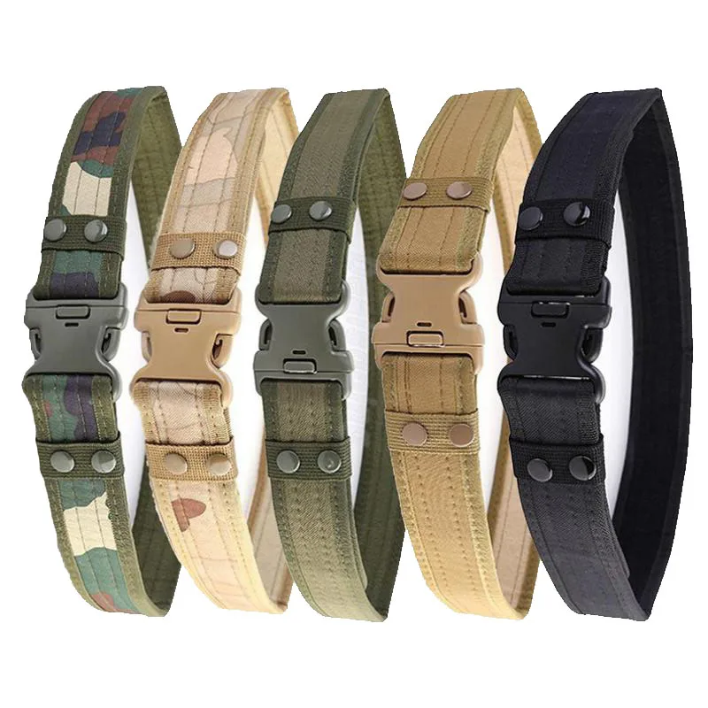 

Military Equipment Knock Off Army Belt Men's Heavy Duty US Soldier Combat Tactical Belts Sturdy 100% Nylon Waist Strap 5cm Width