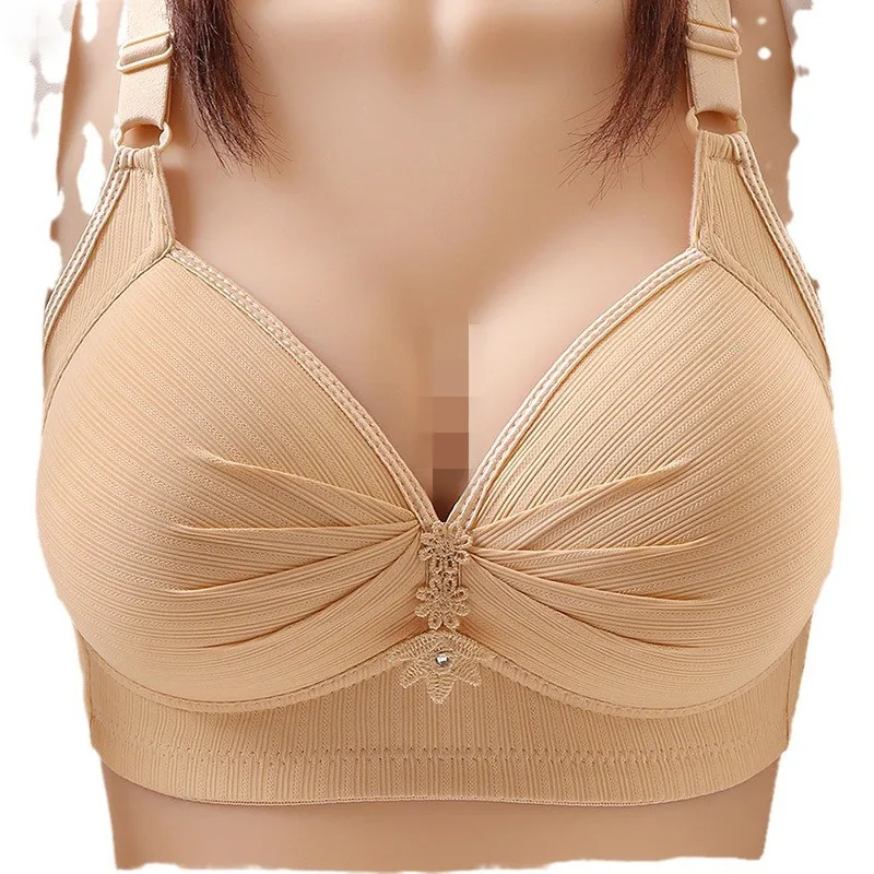 Бюстгальтер пуш-ап женский без косточек удобный Бралетт с чашками повседневное