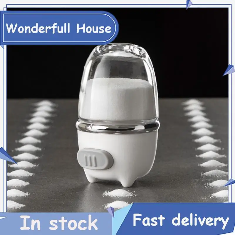 

Moisture-proof Sealed Salt Dispenser Salt Tank Sugar Bottle Metering Transparent Seasoning Bottle Containe Quantitative Glass
