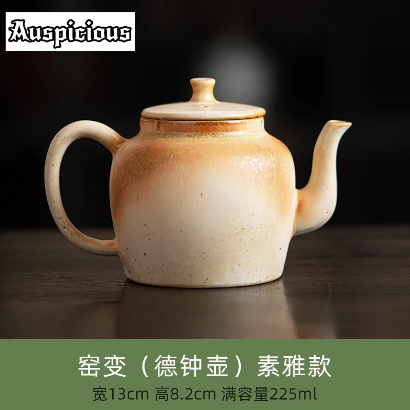 170 мл керамический чайный горшок одиночный чайник полностью ручной работы