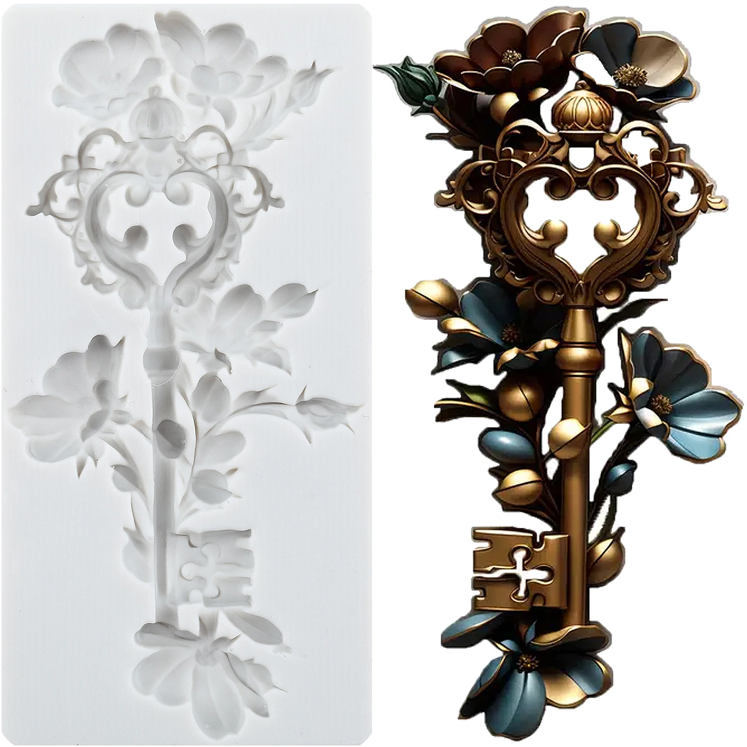 

Силиконовые формы для ключей Mujiang