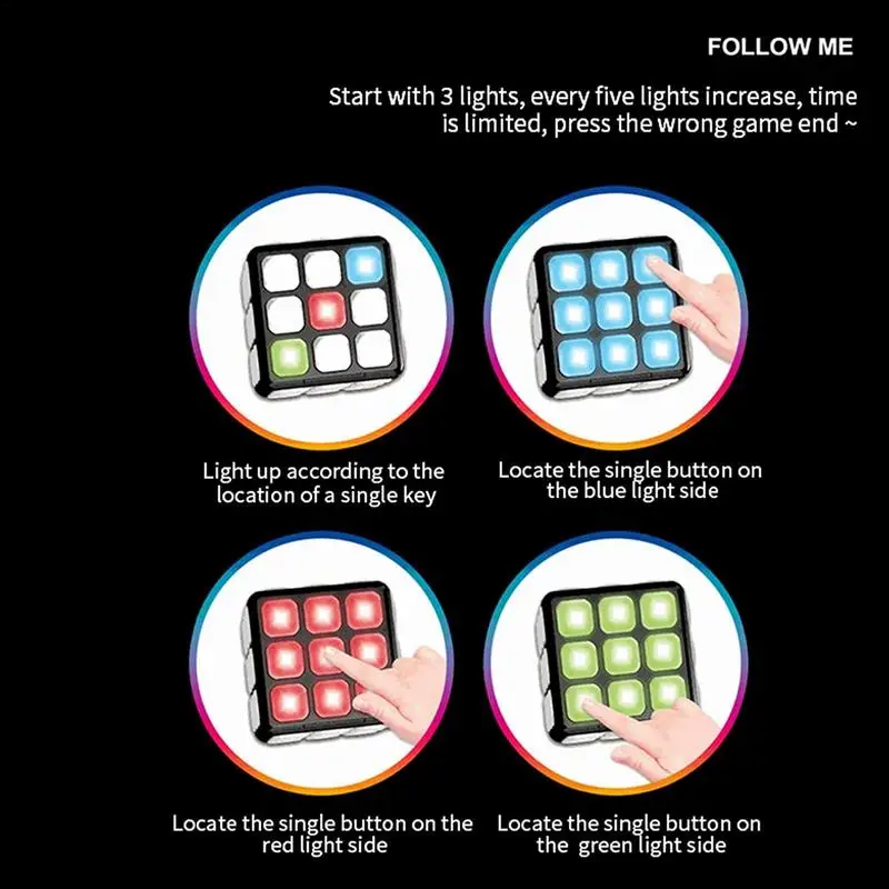 Электрический пазл волшебный куб звук и мигание музыкальные различные игрушки