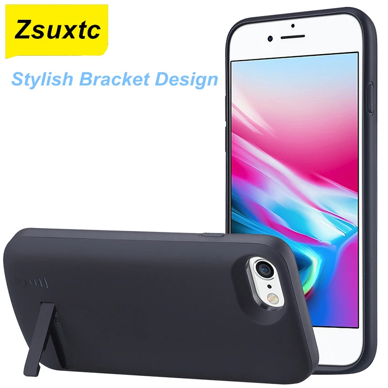 

3800Mah Wireless Charging Battery Case For iPhone 6 6S 7 8 SE 2020 Charger Case Cover Power Bank For iPhone 6S 7 8 Battery Case