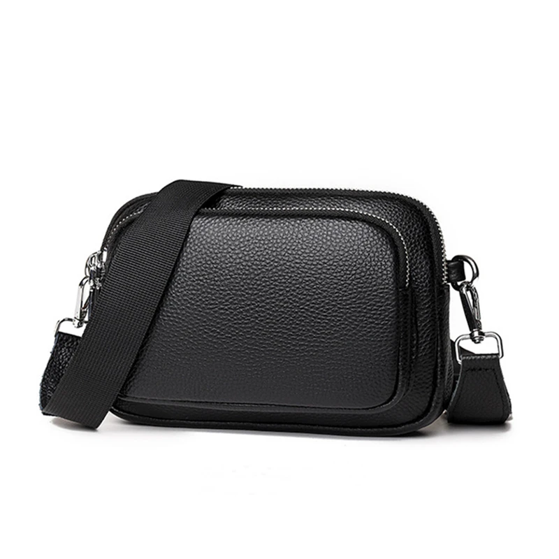 

Genuine Leather Phone Bag Large Capacity Camera Bag Fashion Shoulder Bag Casual Messenger Bag Bags for Women