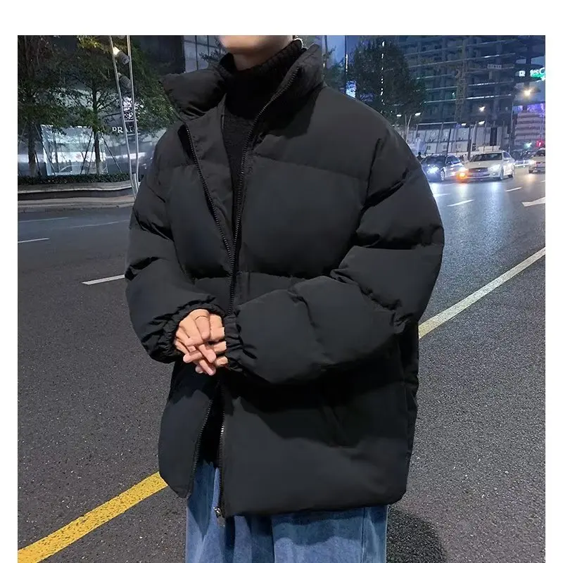Men's cotton jacket winter men's new warm thickened fashion coat casual jacket men's street style hip-hop women's Parkas