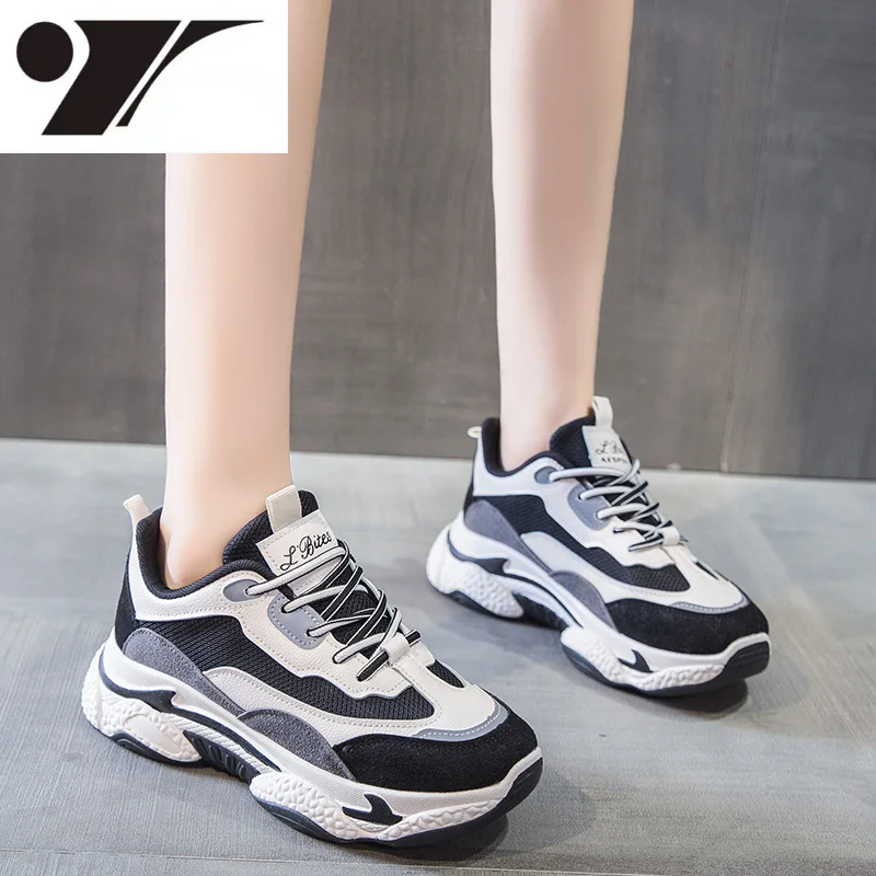 

Women's Shoes Autumn New Versatile Height Increasing Thick Bottom Shoes Casual Sneakers