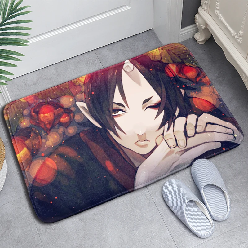 

Hoozuki no Reitetsu Doormat Floor/Bath/Kitchen/Beach Mat Flannel Sponge Fabric 3D Printed Shaggy Custom Decoration For Bedroom