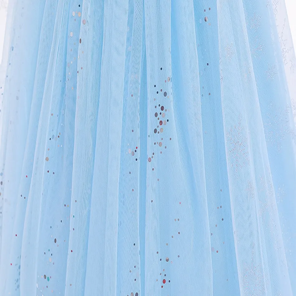 2020 Summer New Elsa Girls Princess Dress Crown Accessories Girls Childrens Clothes Halloween Christmas Evening Dress