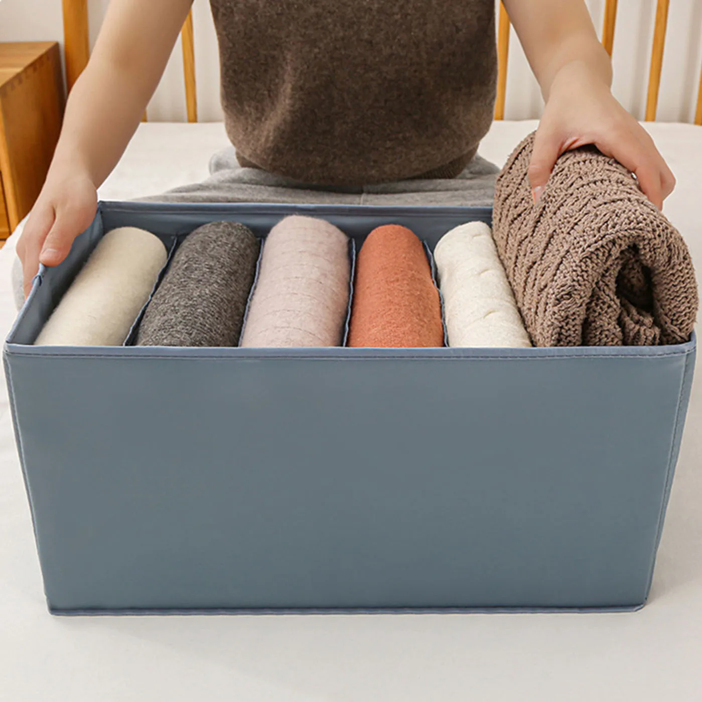 

Seven compartment jeans locker wardrobe clothes category drawer jeans socks category administrator pants storage