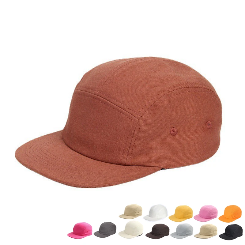 

Fashion Cotton 5 Panel Pure Color Baseball Cap Czapka Snapback Caps Bone Skateboard Hip Hop Black White Women Hat