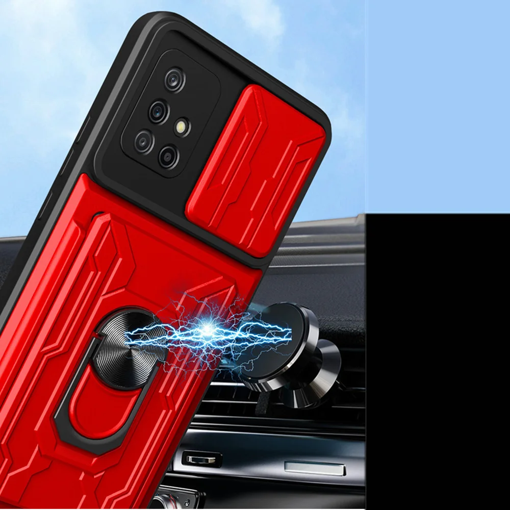 

For Samsung A51 4G Case For Samsung Galaxy A51 Shockproof Magnetic Wallet Card Cover for Samsung A31 A71 SM-A315F A515F A 51 31