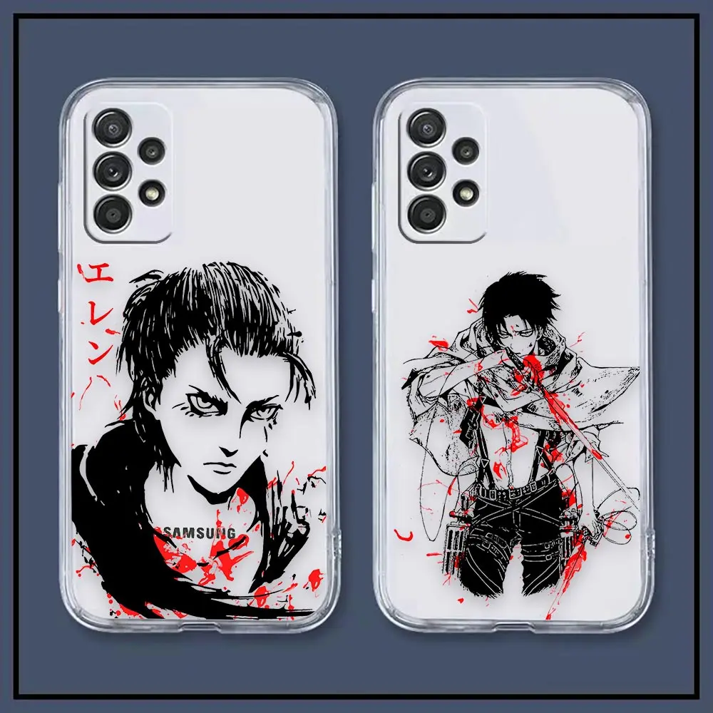 

Clear A73 Case For Samsung A81 A73 A72 A71 A53 A52 A51 A50 A50S A42 A33 A32 A21 A30 A30S A23 A22 5G 4GCase On T-Titan Ymir Anime