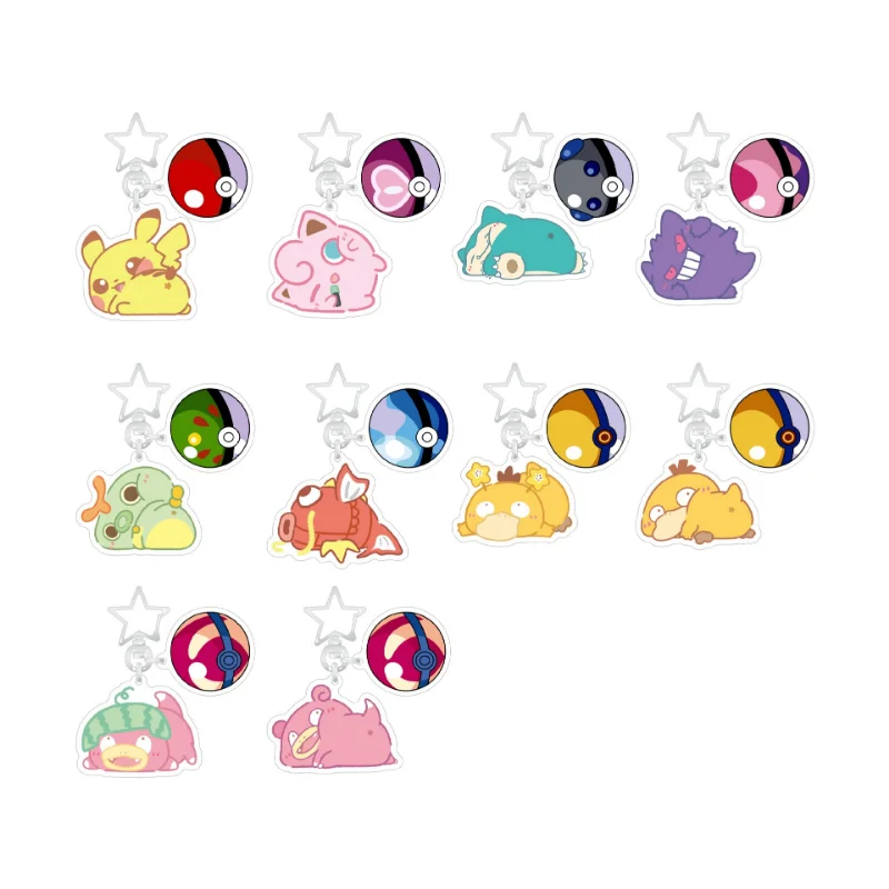 

Покемон фильм анимационный персонаж мультфильм периферийный акриловый брелок Подвеска периферийные аксессуары игрушка подарок