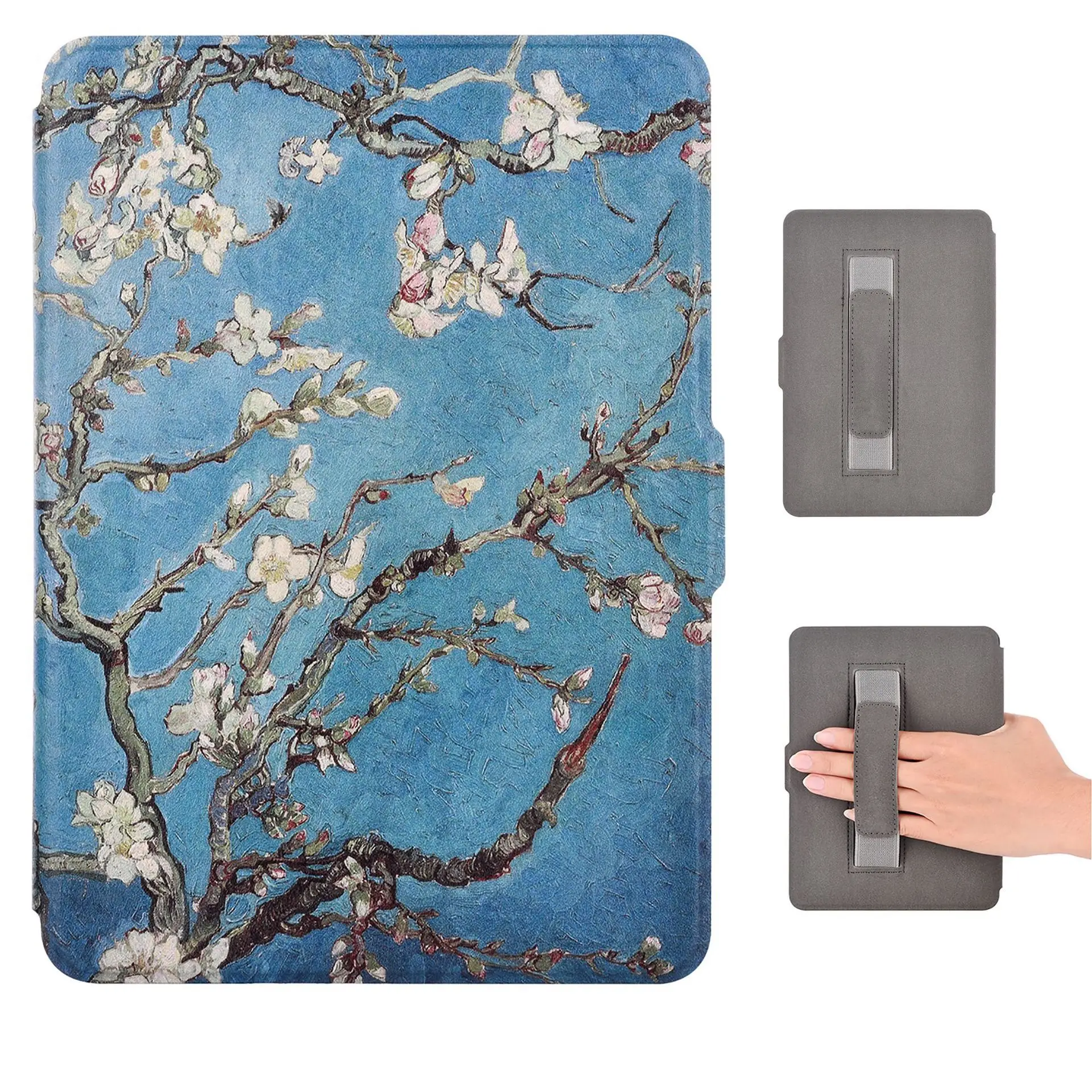 

Ручной защитный чехол для 2022 Kindle 11-го поколения, 6-дюймовый окрашенный чехол для электронной книги с функцией защиты от падения и автоматиче...