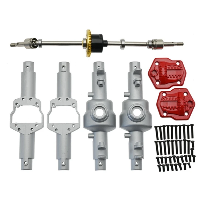 

1 Set Metal Front And Rear Axle Housing With Differential Accessories For MN G500 MN86 MN86S MN86K MN86KS 1/12 RC Car, 2