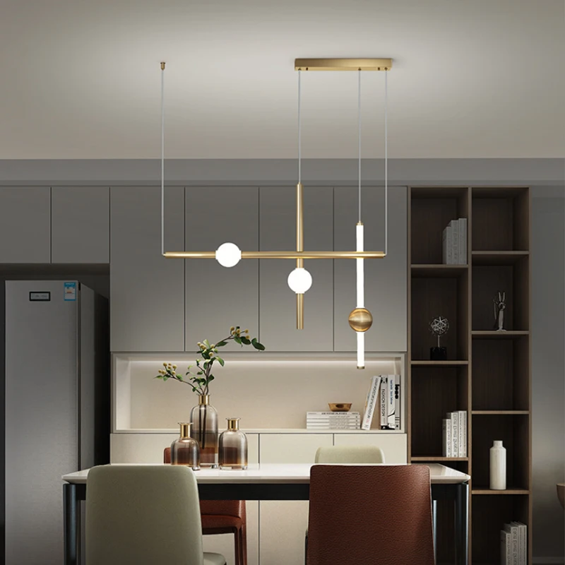 

Pendant Lamp Led Art Chandelier Ceiling Light Modern DIY Copper Lustre Living Dining Decor Bar Cafe Bedside Indoor Hanging