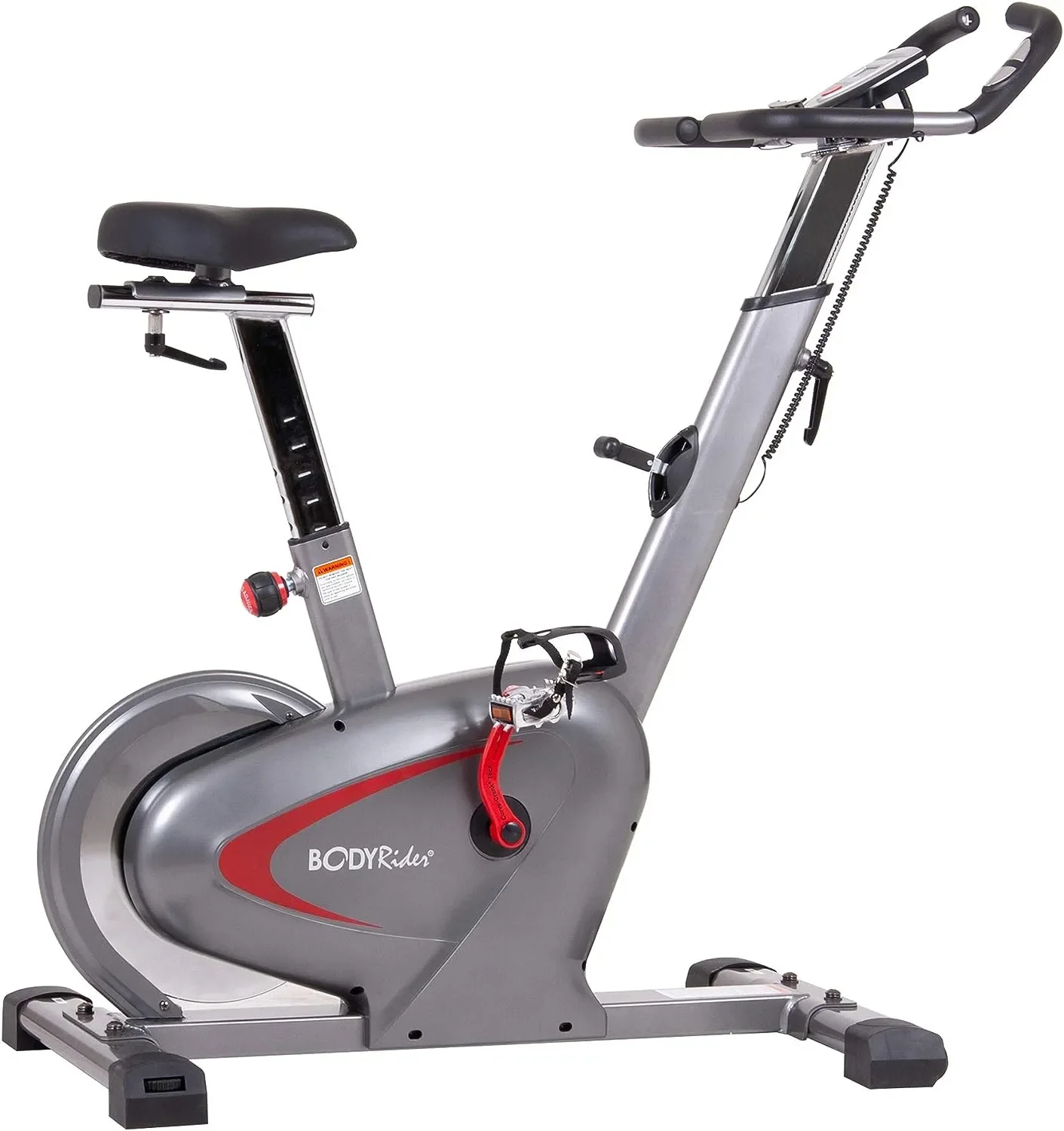 

Indoor Upright Bike with Curve-Crank Technology, Rear Flywheel, Grey/Black/Red speed cassette Cassette speed speed cassette