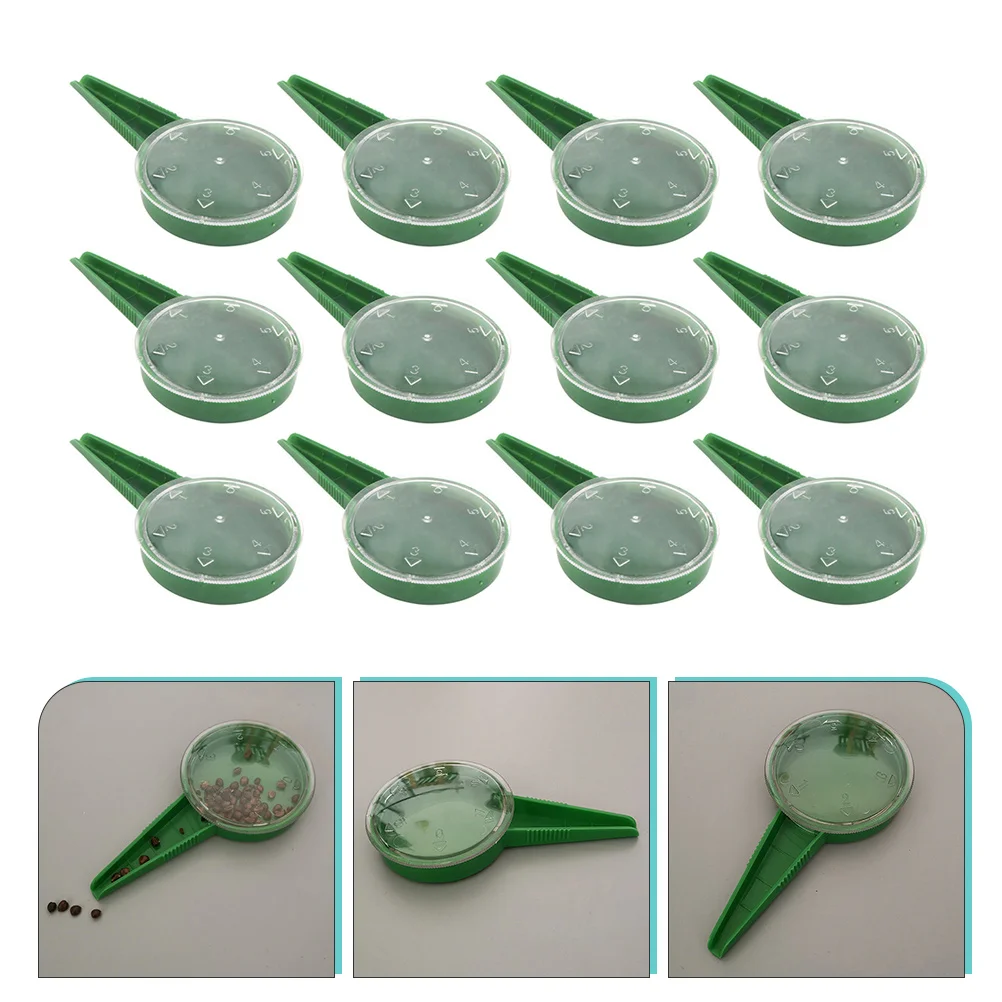 

Seeder Dispenser Garden Tool Planter Sower Hand Adjustable Plastic Set Spreader Sowing Traditional Portable Mini Grass Sets