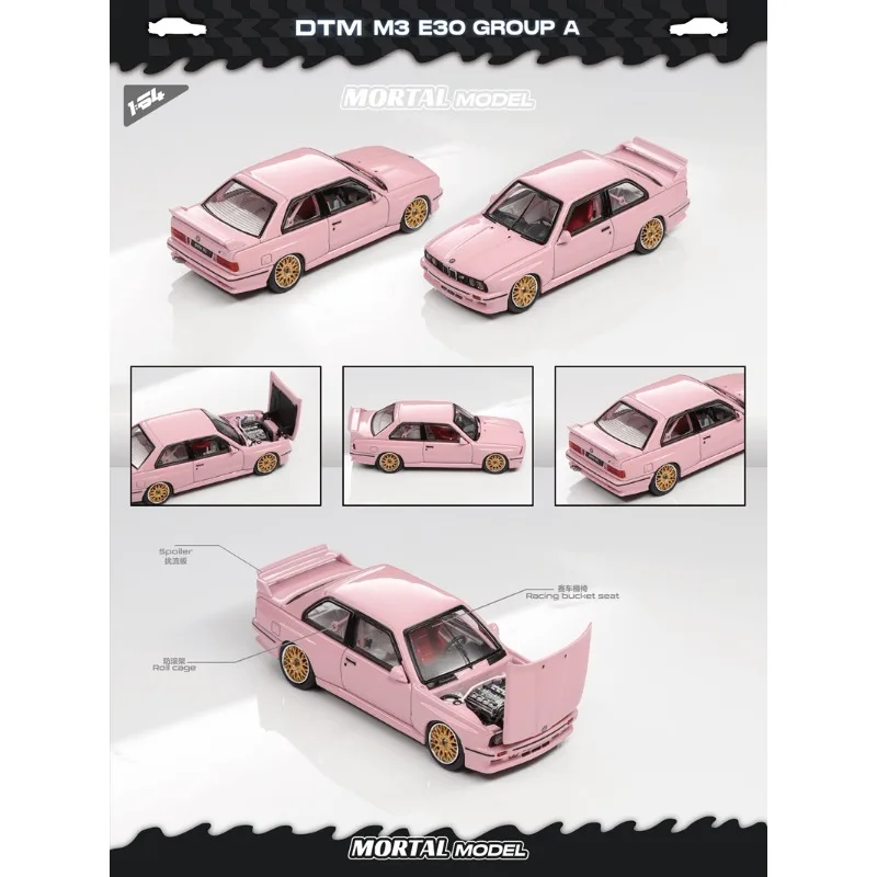 Фото Масштабная модель автомобиля BMW M3 E30 из литого металла, 1:64 №2