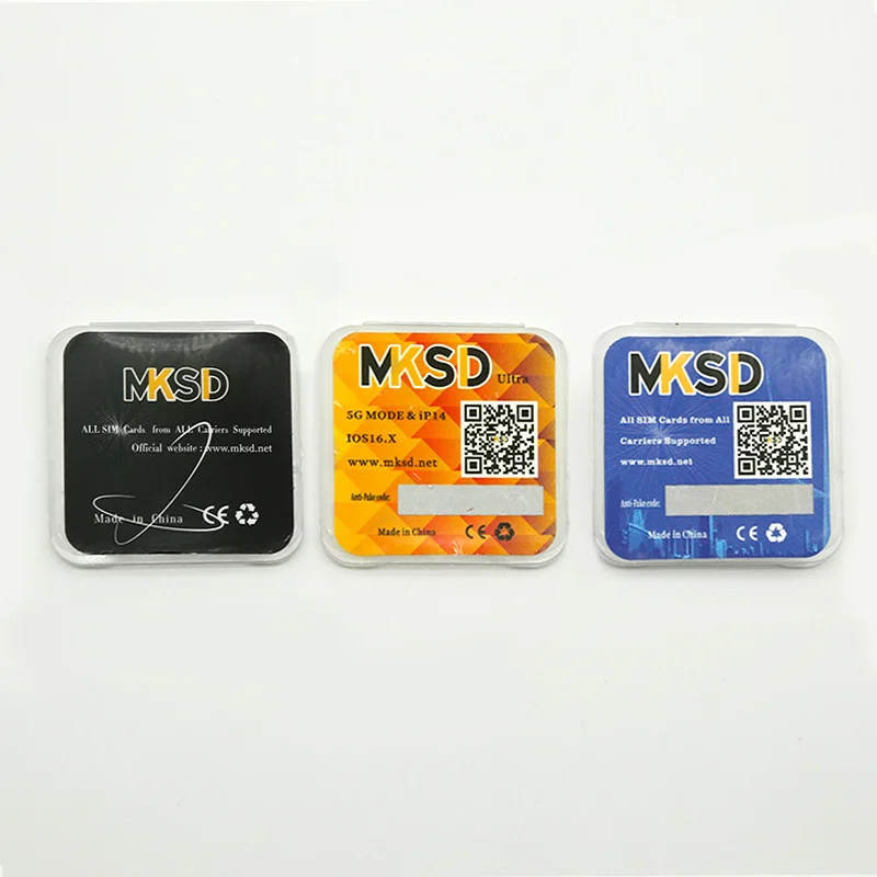 Лотки Для Карт MKSD Ultra V5.5 SIM/SD iPhone 6/7/8/X/XS/XR/XSMAX/11/12/13PM — Черные/синие Разблокированные