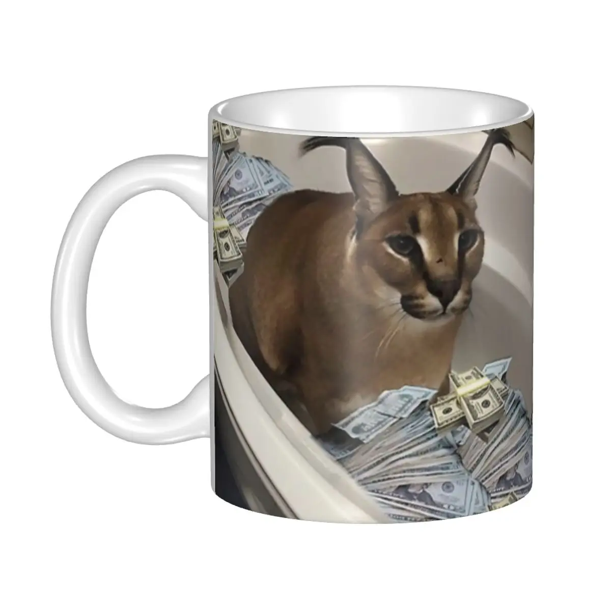 

Керамическая кружка «сделай сам» с изображением кота