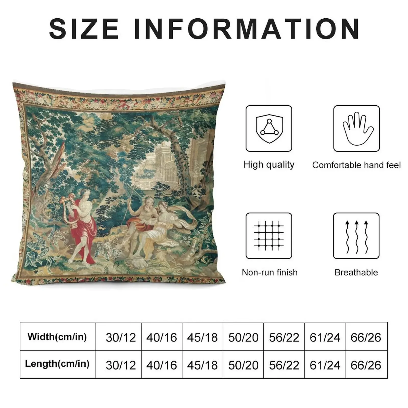 Орфеус играет лиру до хида и хурмы из Орфея Евровидения или декоративная подушка