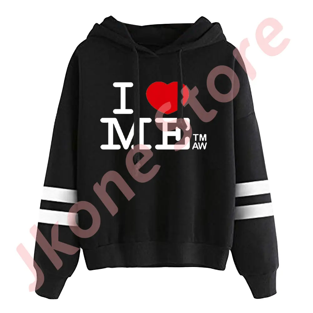 Tate McRae I Love Me Logo Merch пуловеры с капюшоном без карманов рукавами параллельными