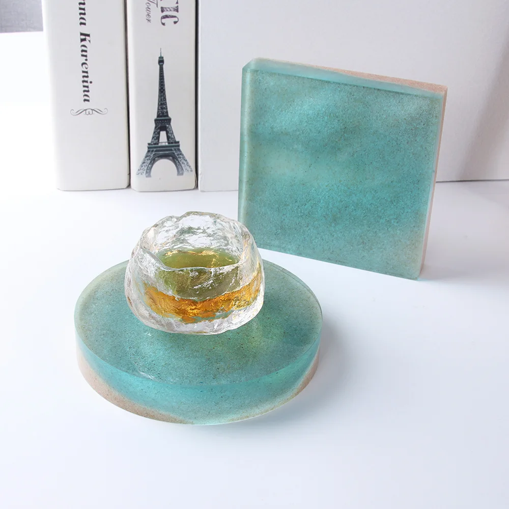 

Ins стильные прозрачные пластиковые пляжные аксессуары для чайной церемонии, домашние аксессуары, маленькие украшения кофейного цвета