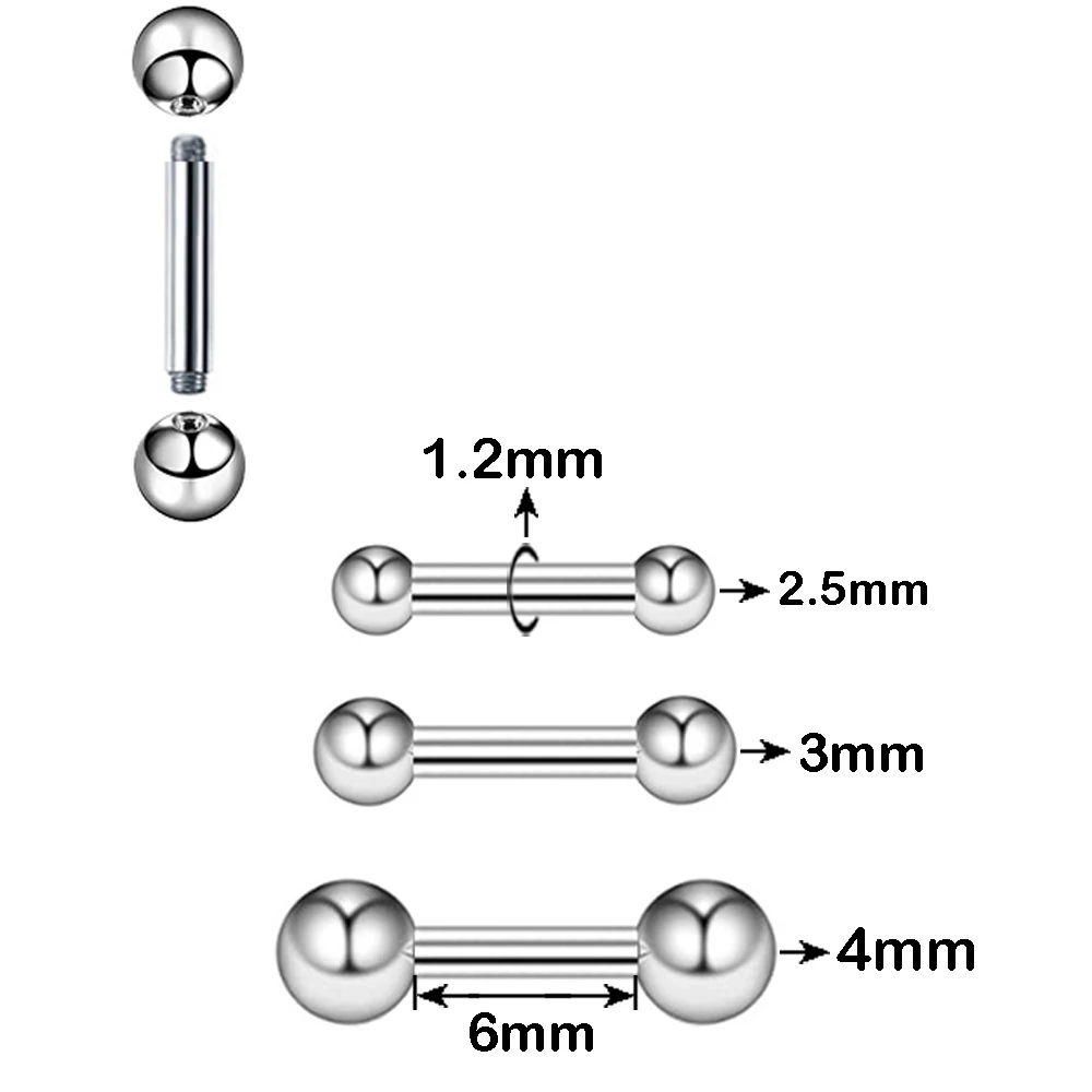 Серьги из нержавеющей стали для женщин Перфорация ушного хряща