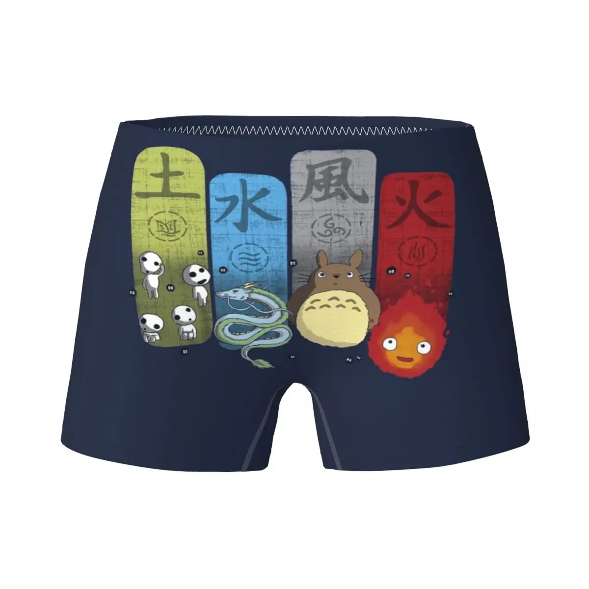 

Young Girls' Ghibli Anime Spirited Away Totoro Boxer Children Cotton Underwear Teenage Underpants Breathable Briefs For 4-15Y